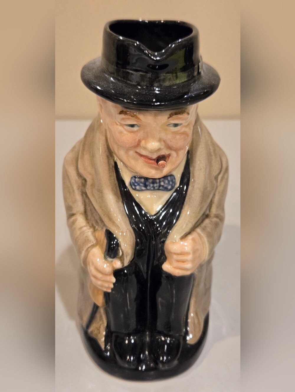 Vintage Royal Doulton Winston Churchill Toby Jug Mug England